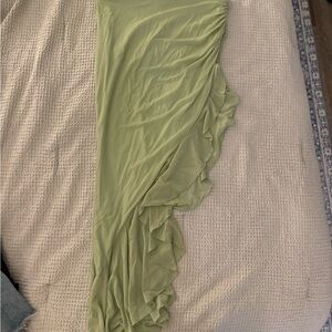 ✨5 for $25✨ SHEIN Sage Green Tiered Maxi Skirt